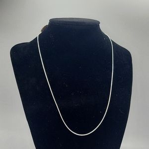 22" Sterling Silver Overlay Necklace Chain